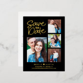 Folie met snoepje opslaan Briefkaart datum (Voorkant / Achterkant)