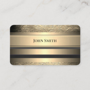 Folie Metal Black Gold Law Doctor Visitekaartjes