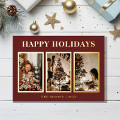 FOLIE Minimalistische Classic Feestdagen Rood Drie