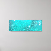 Folie Mint Turquoise Achtergrond Canvas Afdruk (Voorkant)