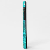 Folie Mint Turquoise Achtergrond Case-Mate iPhone Case (Achterkant/links)