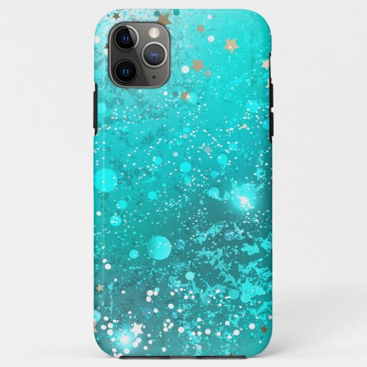 Folie Mint Turquoise Achtergrond Case-Mate iPhone Case (Achterkant)