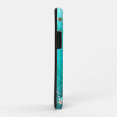 Folie Mint Turquoise Achtergrond Case-Mate iPhone Case (Achterkant/rechts)