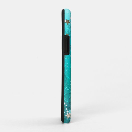 Folie Mint Turquoise Achtergrond Case-Mate iPhone Case (Achterkant/rechts)