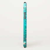 Folie Mint Turquoise Achtergrond Case-Mate iPhone Case (Achterkant / rechts)