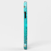 Folie Mint Turquoise Achtergrond Case-Mate iPhone Case (Achterkant/rechts)