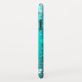 Folie Mint Turquoise Achtergrond Case-Mate iPhone Case (Achterkant/rechts)