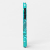 Folie Mint Turquoise Achtergrond Case-Mate iPhone Case (Achterkant/links)