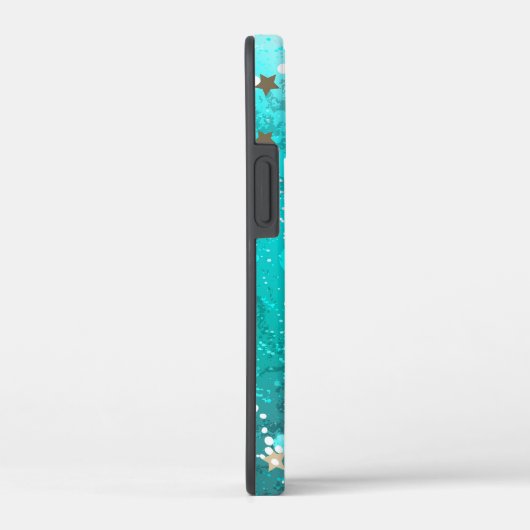 Folie Mint Turquoise Achtergrond Case-Mate iPhone Case (Achterkant / Rechts)