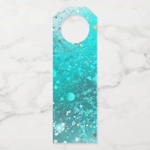 Folie Mint Turquoise Achtergrond Flessenhanger