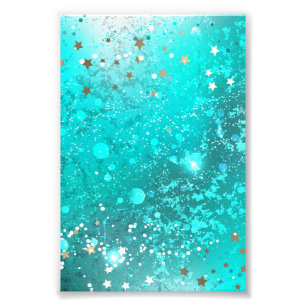 Folie Mint Turquoise Achtergrond Foto Afdruk