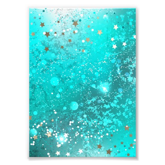 Folie Mint Turquoise Achtergrond Foto Afdruk (Voorkant)