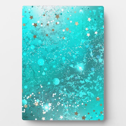 Folie Mint Turquoise Achtergrond Fotoplaat (voorkant)