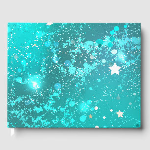 Folie Mint Turquoise Achtergrond Gastenboek