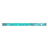 Folie Mint Turquoise Achtergrond Grosgrain Lint (Voorkant)