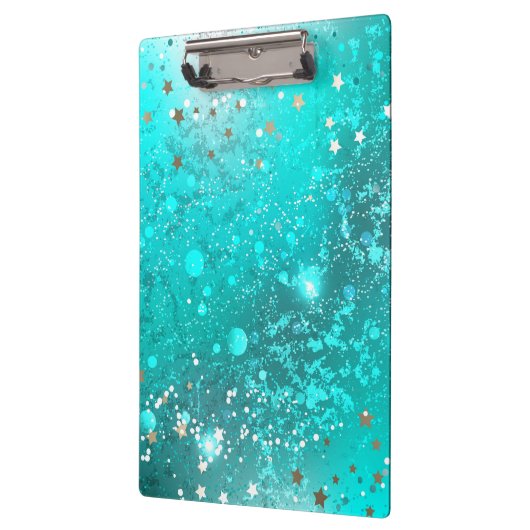 Folie Mint Turquoise Achtergrond Klembord (Links)
