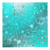 Folie Mint Turquoise Achtergrond Kubus (Rechts)