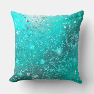Folie Mint Turquoise Achtergrond Kussen