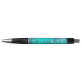 Folie Mint Turquoise Achtergrond Pen (Voorkant)