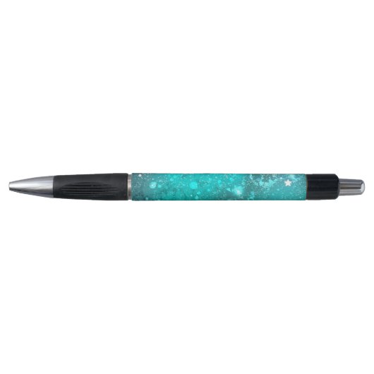 Folie Mint Turquoise Achtergrond Pen (Voorkant)
