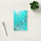 Folie Mint Turquoise Achtergrond Post-it® Notes (Kantoor)