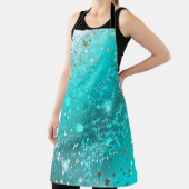 Folie Mint Turquoise Achtergrond Schort (Insitu)