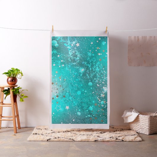 Folie Mint Turquoise Achtergrond Stof (Voorbeeld)