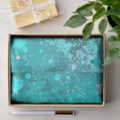 Folie Mint Turquoise Achtergrond Tissuepapier (Geschenk)
