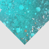 Folie Mint Turquoise Achtergrond Tissuepapier (Detail)