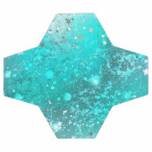 Folie Mint Turquoise Achtergrond Voetbal (Enkel)