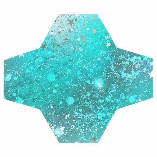 Folie Mint Turquoise Achtergrond Voetbal (Enkel)