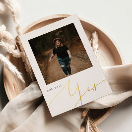 FOLIE Moderne minimalistische bridal Shower-uitnod Folie Uitnodiging