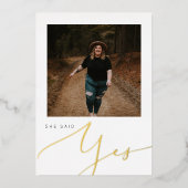 FOLIE Moderne minimalistische bridal Shower-uitnod Uitnodiging (Voorkant)