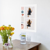 Folie Moderne Regenboog Monogram Fotocollage Kunst Folie Afdrukken (Laag (Keuken))