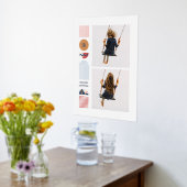 Folie Moderne Regenboog Monogram Fotocollage Kunst Folie Afdrukken (Laag (Keuken))