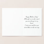 Folie Moederdag Kaart, Happy Mama's Day Folie Kaarten (Binnen)