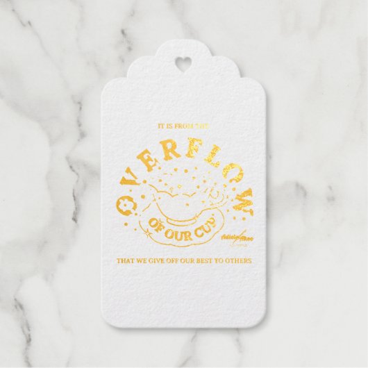 FOLIE OVERSTROOMEN Gift Label van Poet Adiela Akoo (Voorkant)
