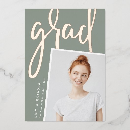 Folie perspectieven | Aankondiging foto-Afstuderen (Voorkant)