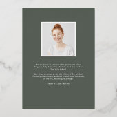 Folie perspectieven | Aankondiging foto-Afstuderen (Achterkant)