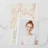 Folie perspectieven | Aankondiging foto-Afstuderen (Voorkant)