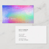 Folie plakken | Achtergrond Visitekaartje (Voorkant / Achterkant)