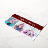 Folie Prettige feestdagen (Gedraaid)