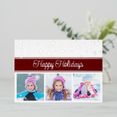 Folie Prettige feestdagen (Staand Voorkant)