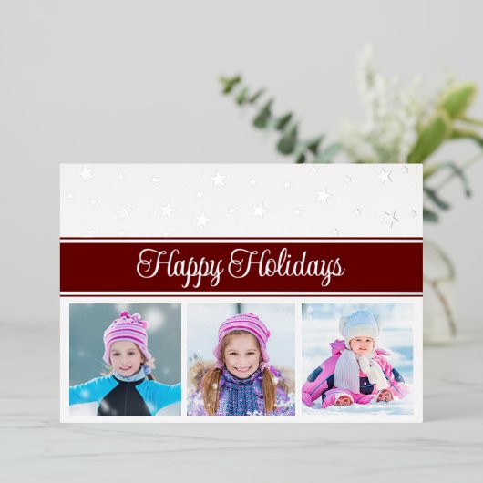 Folie Prettige feestdagen (Staand Voorkant)