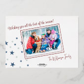 Folie Prettige feestdagen (Achterkant)