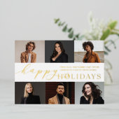 Folie Prettige feestdagen 6 Foto Business Holiday (Staand Voorkant)