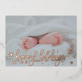 Folie Prettige feestdagen baby (Voorkant)