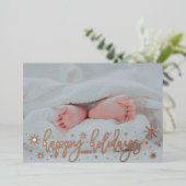 Folie Prettige feestdagen baby (Staand Voorkant)