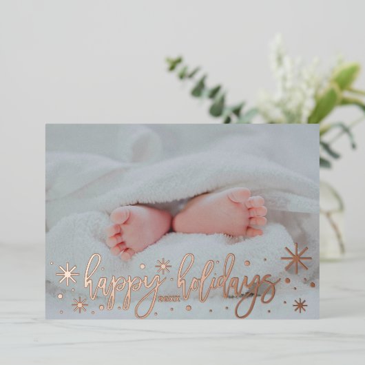 Folie Prettige feestdagen baby (Staand Voorkant)