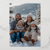 Folie Prettige feestdagen © Christmas Kaart Modern (Achterkant)